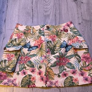 Floral Print Women's Skirt
